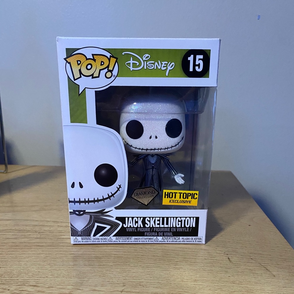 Limited edition jack skeleton diamond pop